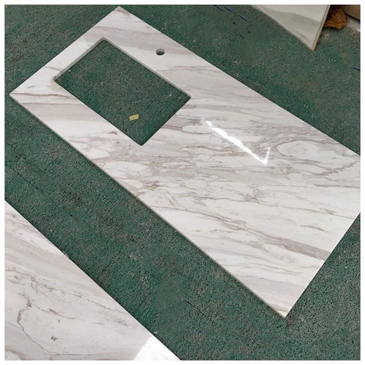 White Marble Kitchen Benchtop