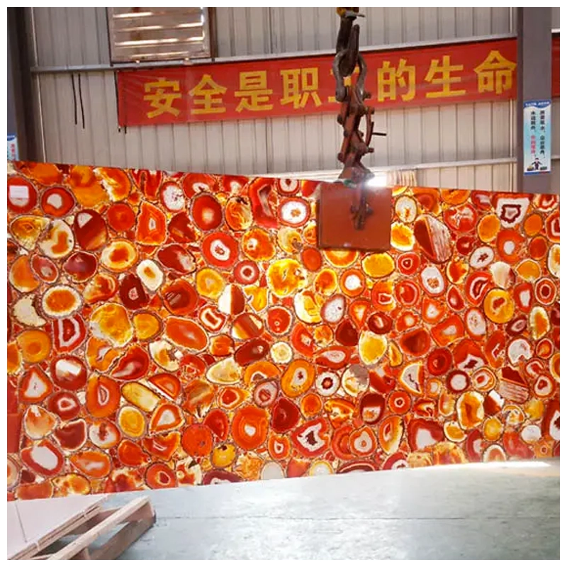 Red Agate Slab