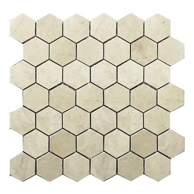 Crema Marfil Marble Mosaic Tile
