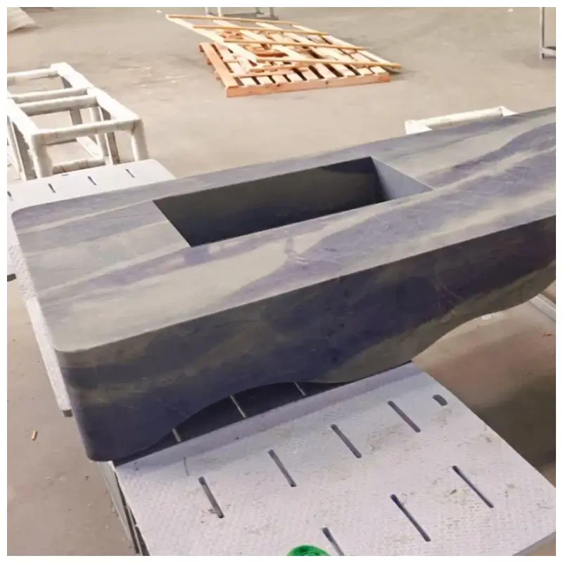 Azul Imperiale Quartzite Integrated Countertops