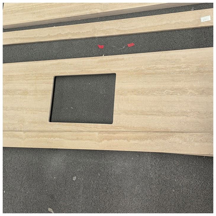 Romano Travertine Bathroom Vanity Tops