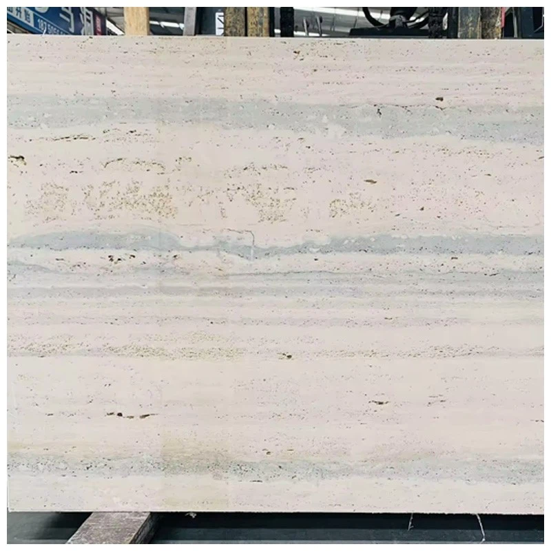 Italian Silver Grey Travertine Slab Italian Silver Grey Travertine Slab